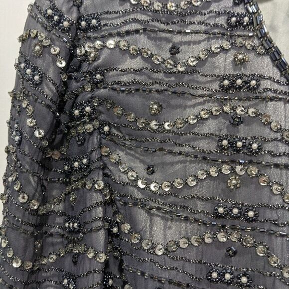 CASSANDRA Stone | Silk Beaded Jacket - Picture 7 of 9